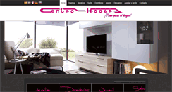 Desktop Screenshot of mueblescentrohogar.com