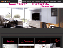 Tablet Screenshot of mueblescentrohogar.com